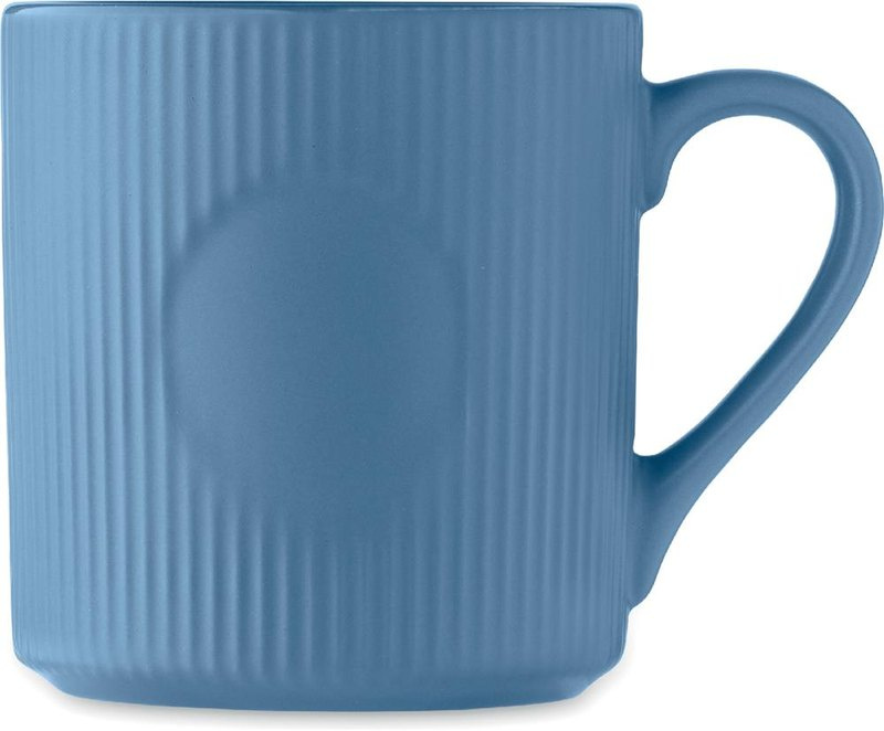 Mug en céramique mate côtelée 340 ml: Pour droitier