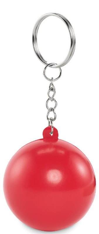 Porte-clés en PU en forme de ballon: Face 1