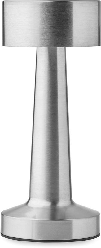 Lampe de table rechargeable en fer: Avant — Dessus