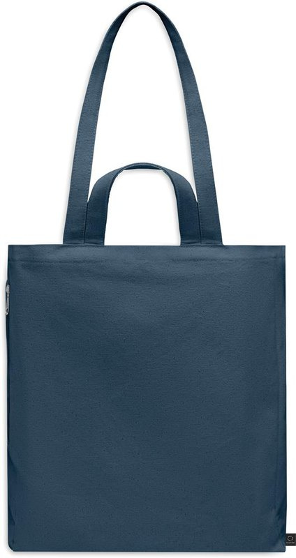 Sac shopping en coton recyclé: Face arrière — TD1