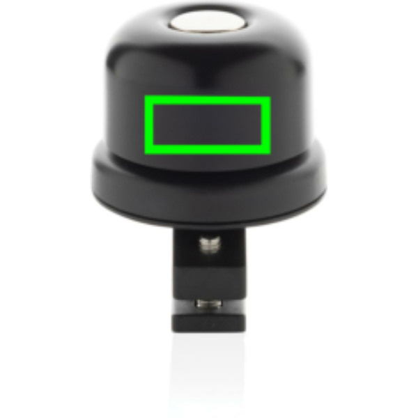 Sonnette de vélo Pedalfinder avec localisation mondiale: Avant du produit