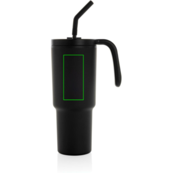 Gobelet Graphic 360 en acier recyclé certifié RCS 900 ml: Avant du produit, partie supérieure