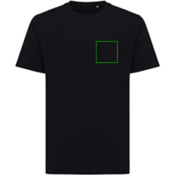 Tee-shirt décontracté Iqoniq Kakadu en coton recyclé: Poitrine gauche