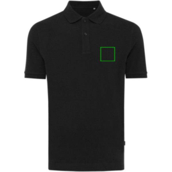 Polo piqué Iqoniq Yosemite en coton recyclé: Poitrine gauche