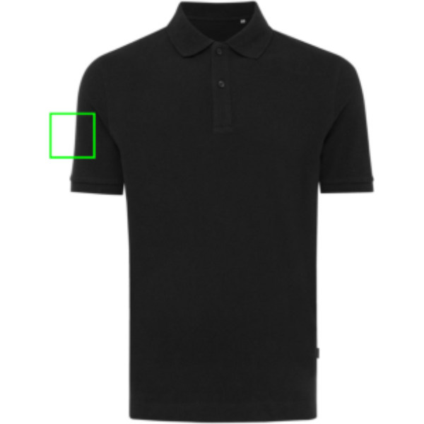 Polo piqué Iqoniq Yosemite en coton recyclé: Manche droite