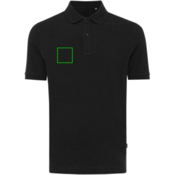 Polo piqué Iqoniq Yosemite en coton recyclé: Poitrine droite