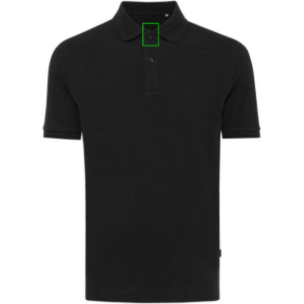 Polo piqué Iqoniq Yosemite en coton recyclé: Intérieur de l’encolure