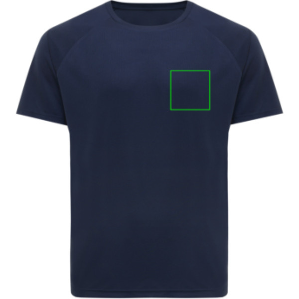 Tee-shirt de sport Iqoniq Tikal en polyester recyclé à séchage rapide: Poitrine gauche