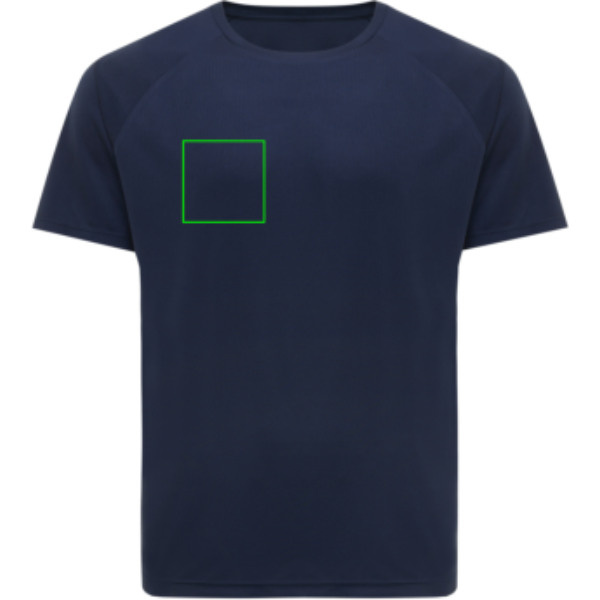 Tee-shirt de sport Iqoniq Tikal en polyester recyclé à séchage rapide: Poitrine droite