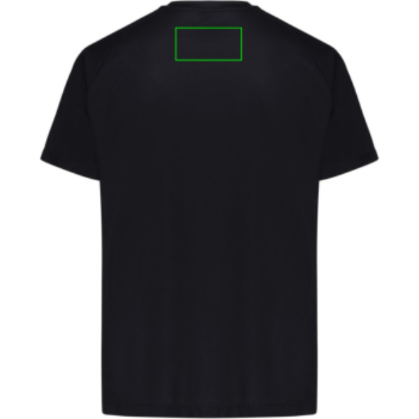 Tee-shirt de sport Iqoniq Tikal en polyester recyclé à séchage rapide: Arrière du produit, partie supérieure