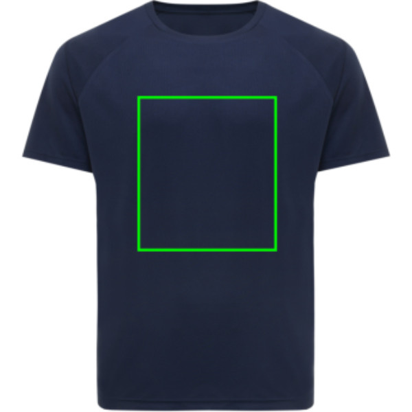 Tee-shirt de sport Iqoniq Tikal en polyester recyclé à séchage rapide: Avant du produit