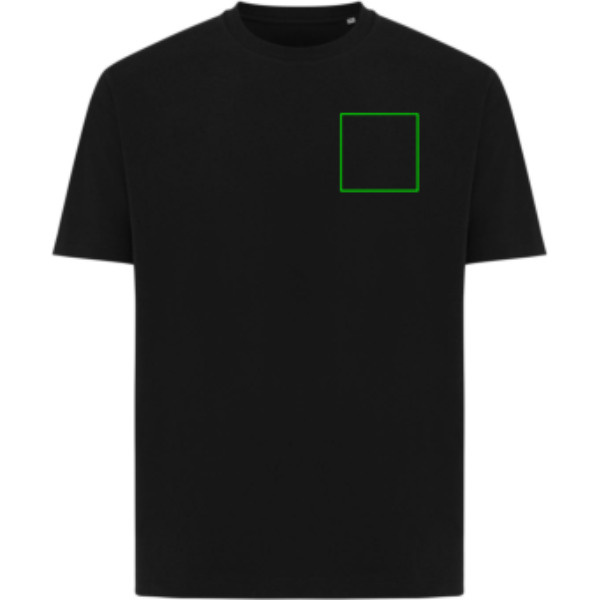 Tee-shirt Iqoniq Teide en coton recyclé: Poitrine gauche