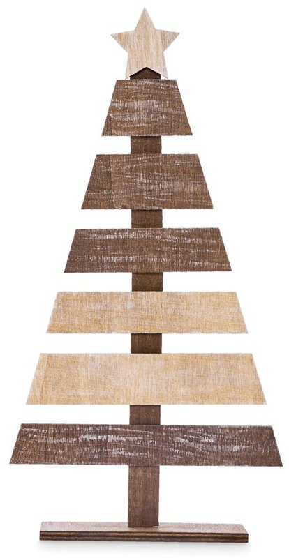 Sapin de Noël en bois: Arbre — Face 4
