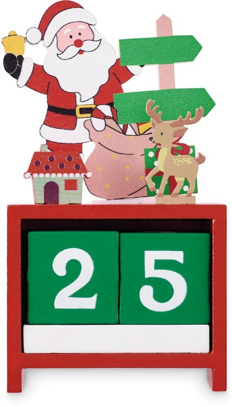 Calendrier de compte à rebours de Noël: Face avant