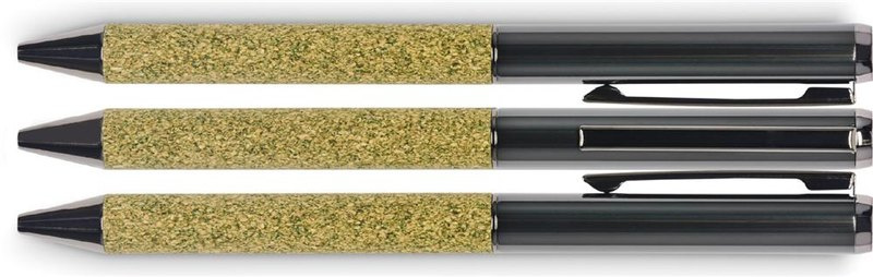 Stylo à bille métallique à rotation en boîte: Sérigraphie circulaire