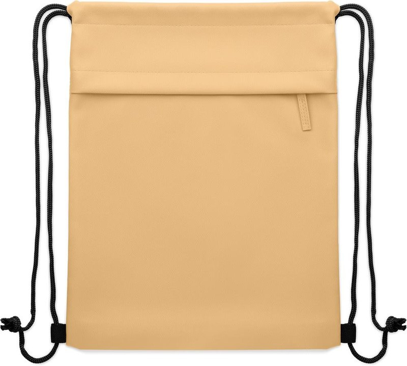 Sac à cordons en rPET 600D: Devant, en haut