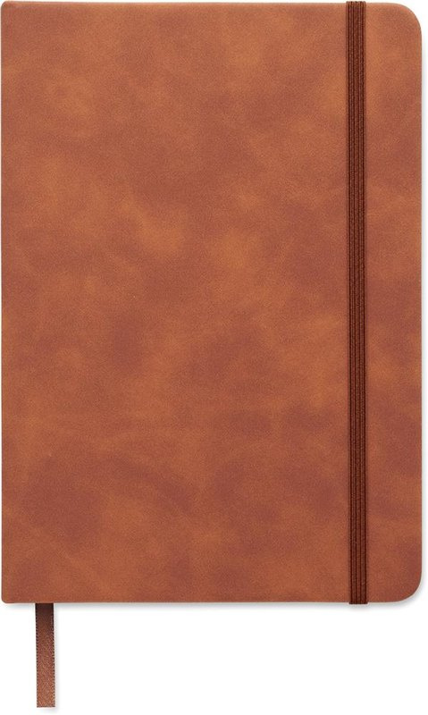 Carnet A5 en PU effet fumé: Avant — PAD