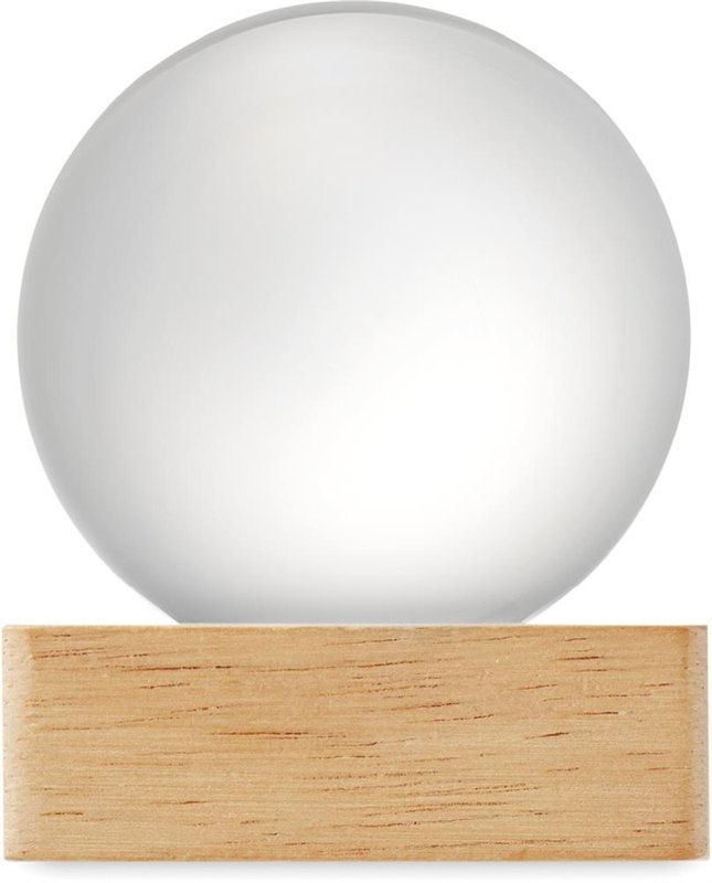 Boule en verre à LED: Face 1