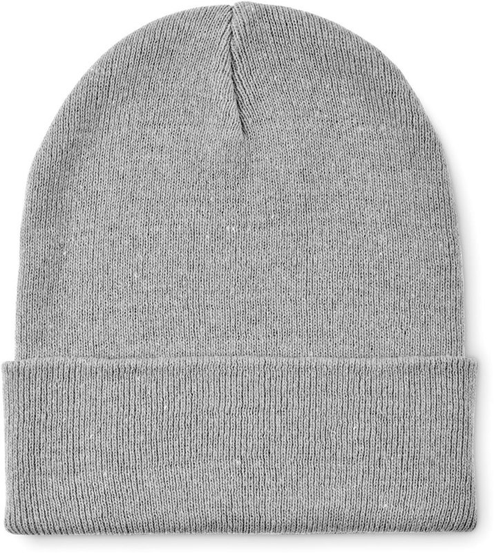 Bonnet en maille avec revers: Face arrière — Dessous