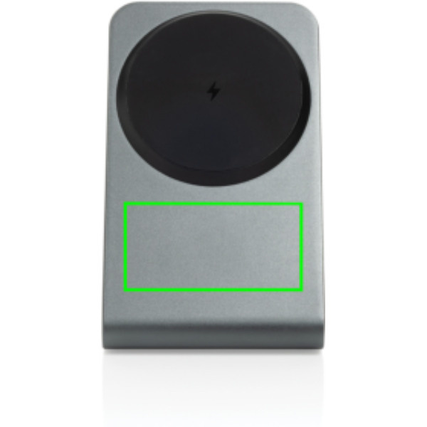Terra Aluminium 15W magnetischer Wireless-Charger: Artikel vorne unten