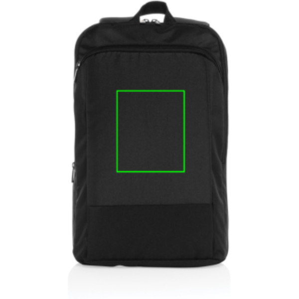 Flexpack Aware™ Expandable Slim RPET 15,6" Laptop-Rucksack: Artikel vorne