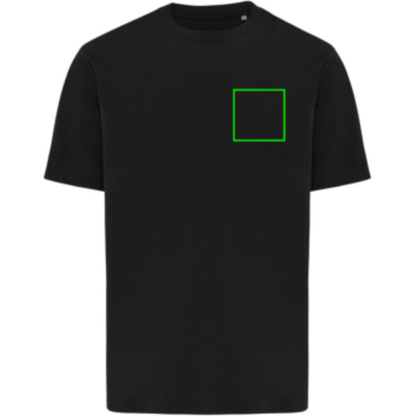 IQONIQ Nikko Heavyweight T-Shirt aus recycelter Baumwolle: Brust links