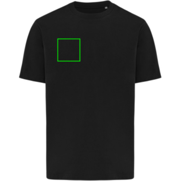 IQONIQ Nikko Heavyweight T-Shirt aus recycelter Baumwolle: Brust rechts