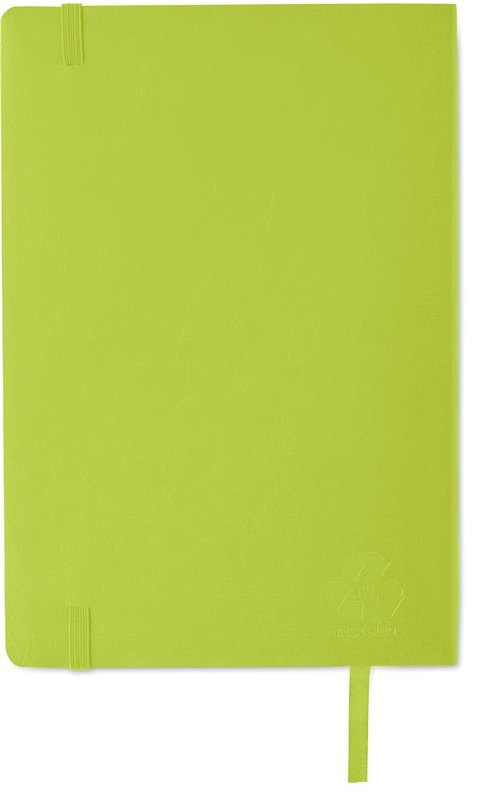 Carnet A5 recyclé: Face arrière — PAD