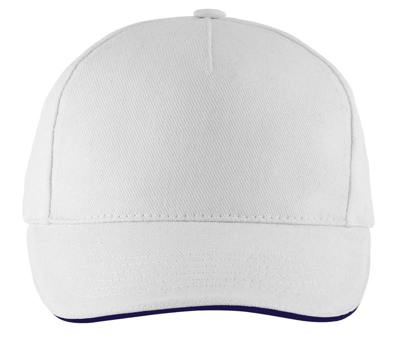 CASQUETTE CINQ PANNEAUX LONG BEACH: Face avant