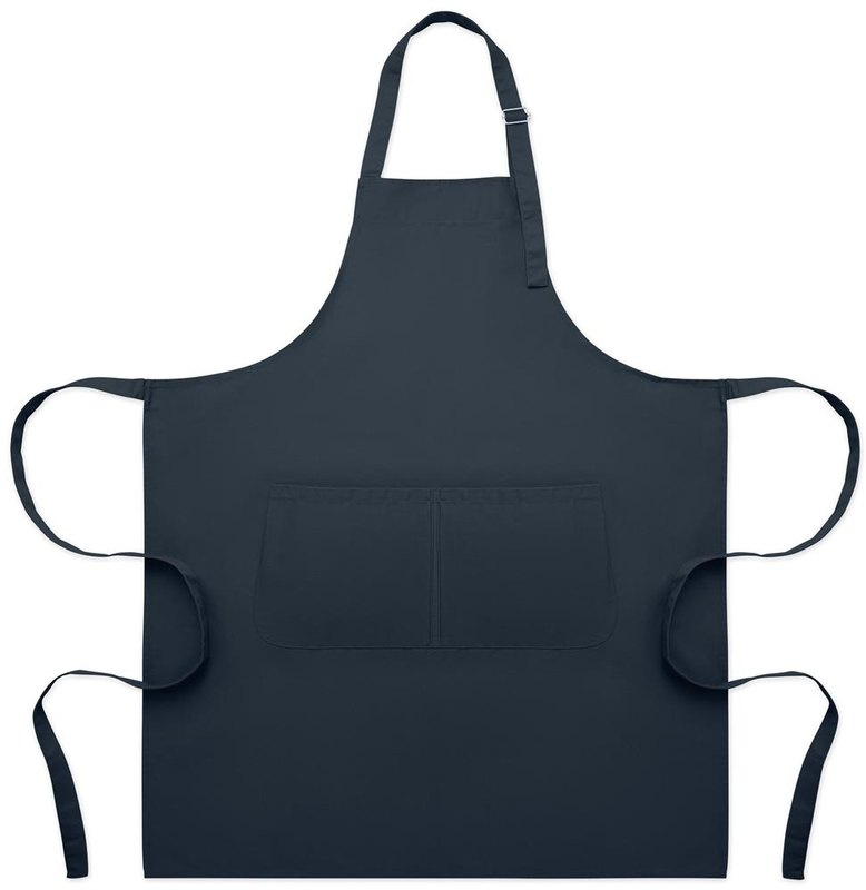 Tablier de cuisine réglable: Poche avant — Gauche