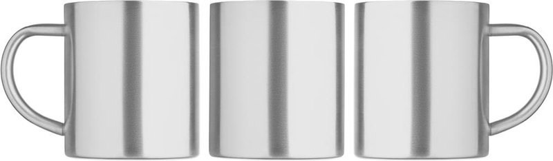 Mug UTIL en acier inoxydable recyclé: Sérigraphie circulaire