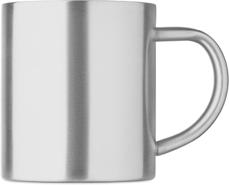 Mug UTIL en acier inoxydable recyclé: Pour droitier
