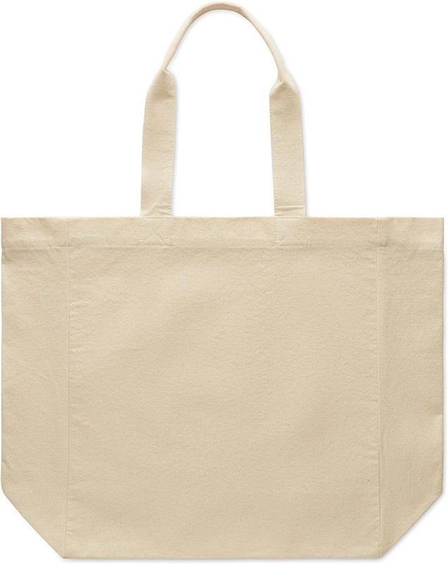 Sac de courses en coton: Face arrière — Broderie