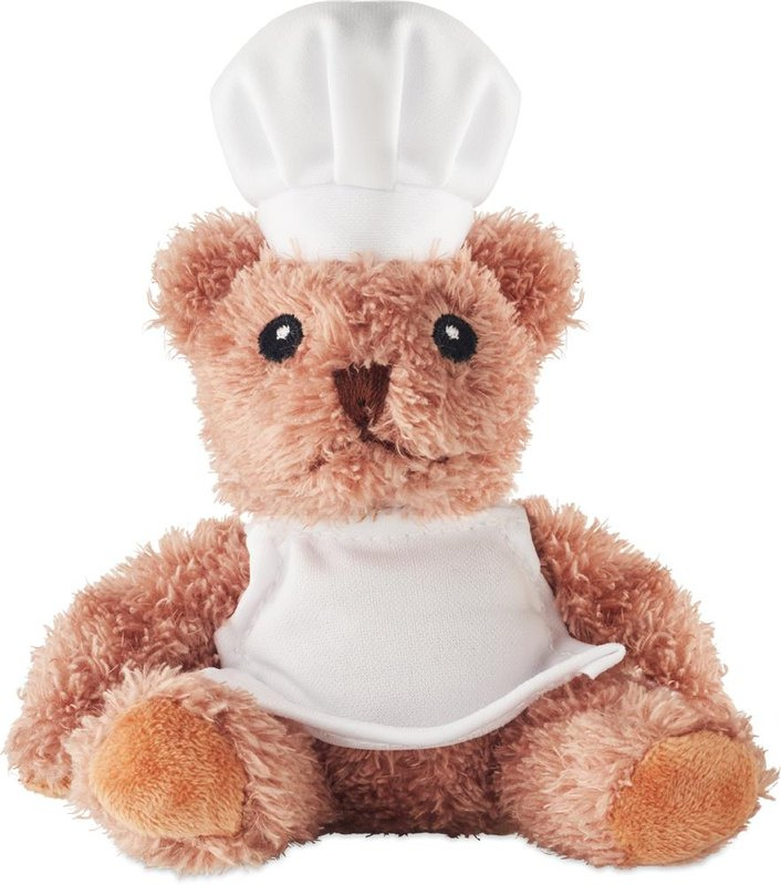 Ours en peluche cuisinier: Face avant