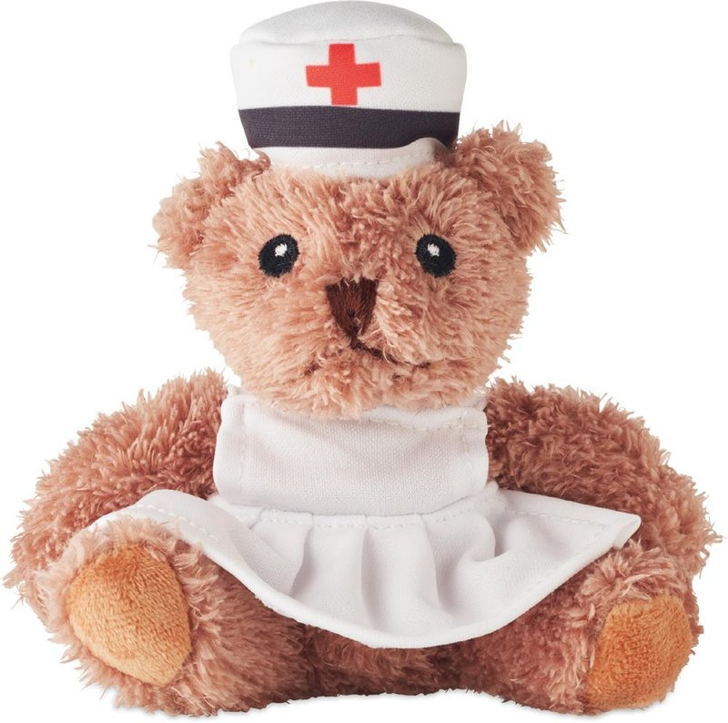 Ours en peluche infirmière: Face avant