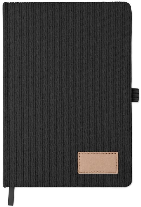 Carnet A5 à couverture rigide en RPET: Face avant