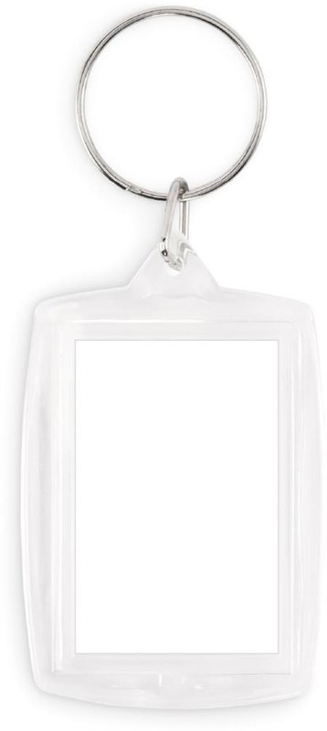 Porte-clés classique en acrylique: Insert — Face arrière