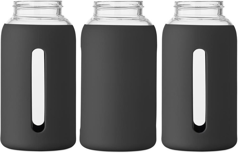 Gourde BORIS en verre borosilicate de 600 ml: Face 2 — Sérigraphie circulaire