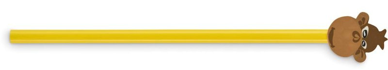 Crayon en bois en forme d’animal: Corps du stylo — Avant