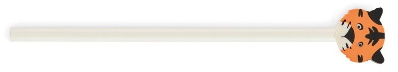 Crayon en bois en forme d’animal: Corps du stylo — Face arrière
