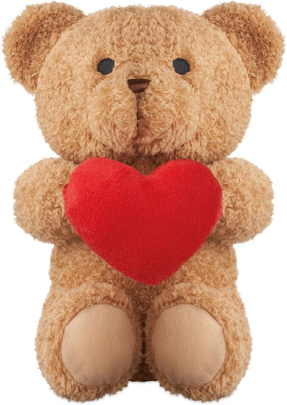 Pluszowy miś SNUGGLE z sercem, 23 cm: HEART