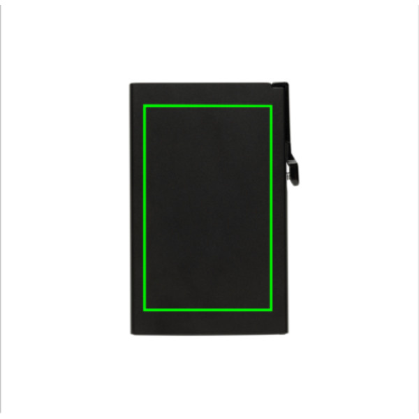 Porte-cartes magnétique Standard pour téléphone en aluminium avec protection RFID: Arrière du produit