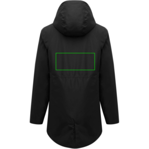 Parka Thelon IQONIQ en polyester recyclé: Arrière du produit, partie supérieure