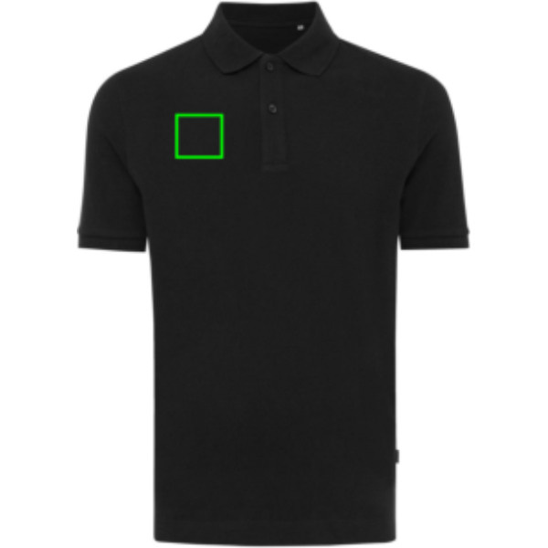 Polo piqué Iqoniq Yosemite en coton recyclé: Poitrine droite