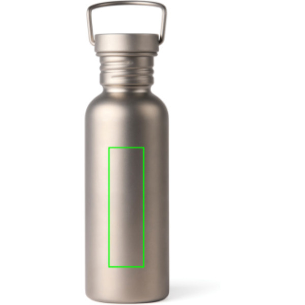 Nordic Drift Trail Ultra Light Titanium 600ml Water Bottle: item back