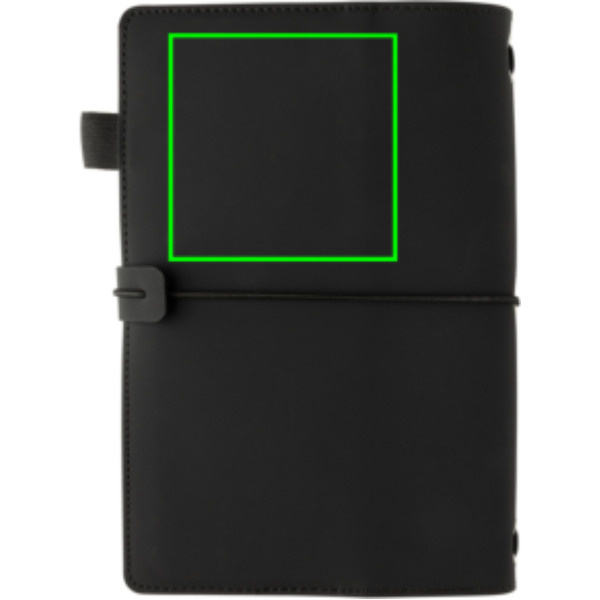 Carnet rechargeable PU Daily Notes Binder 3-en-1: Arrière du produit, partie supérieure