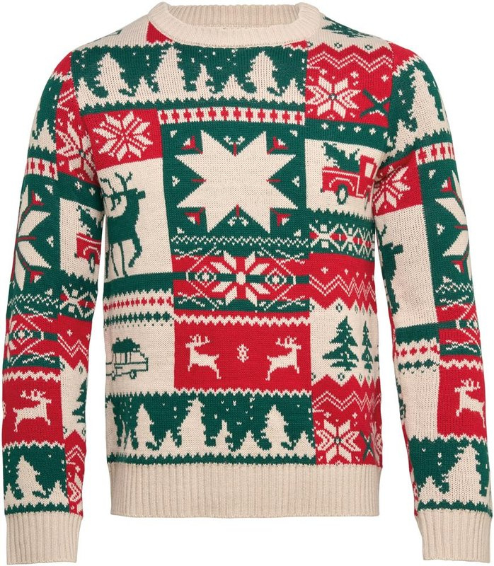 Pull de Noël en maille L-XL: Face avant