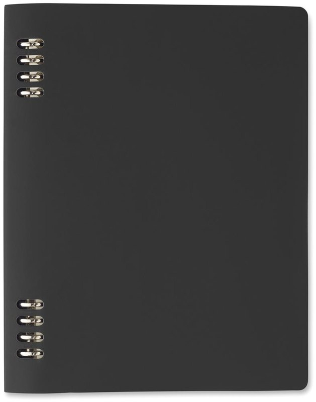 Carnet A5 rechargeable à couverture PU: Avant — PAD