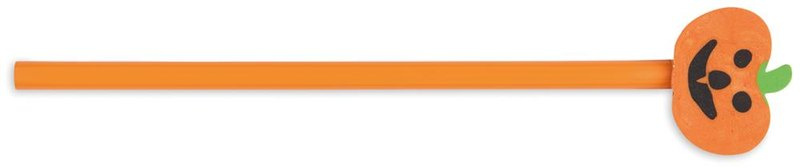 Crayon d’Halloween avec gomme: Corps du stylo — Avant