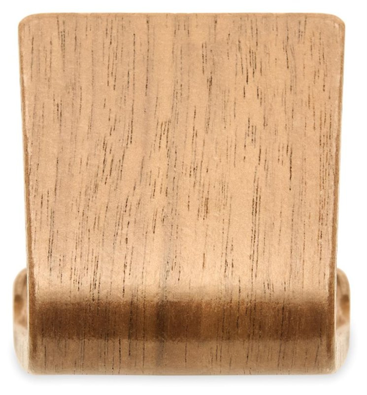 Support de téléphone en noyer: Face 1
